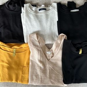 Bundle / Lot of 7 Neutral Basics - mostly Zara (see description)